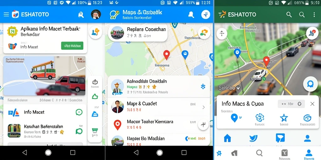 Antarmuka ESHATOTO menampilkan data lalu lintas dengan jelas dan menarik.