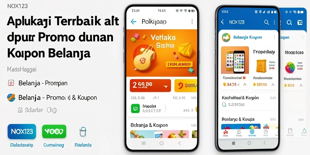Tampilan antarmuka aplikasi NOX123 untuk Promo & Kupon.