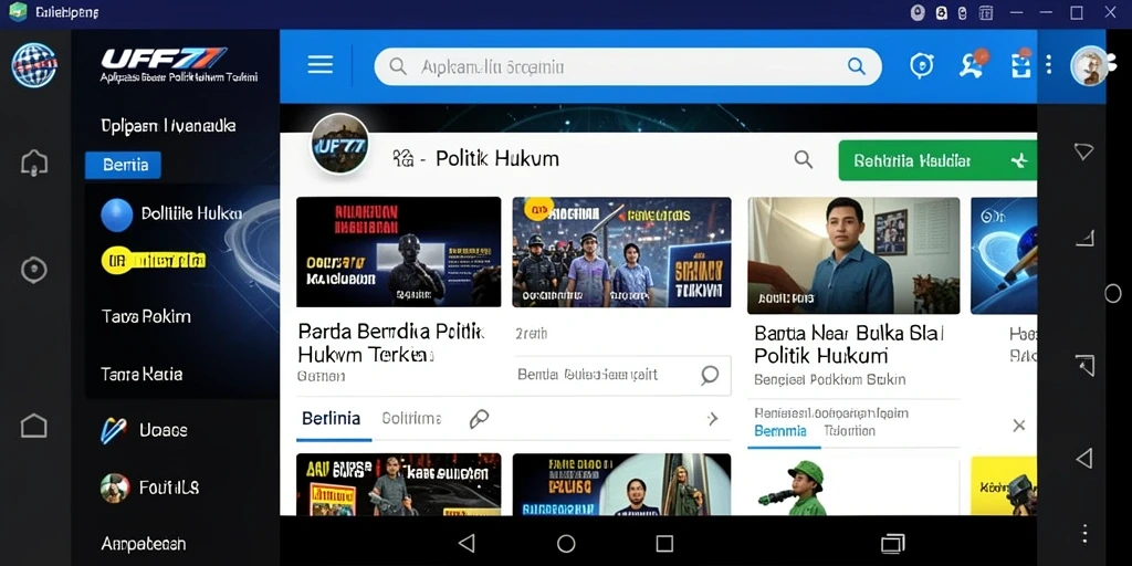 Antarmuka pengguna aplikasi UFO77 yang informatif dan mudah digunakan.
