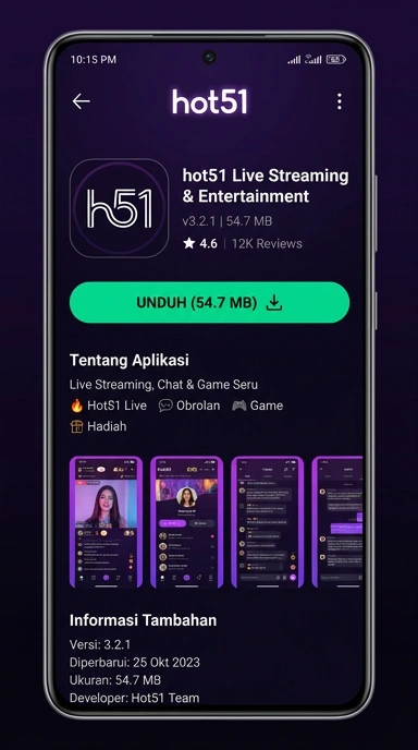 Unduh dan Instal APK hot51 untuk Android